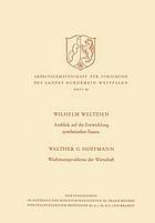 Ausblick auf die Entwicklung synthetischer Fasern. Wachstumsprobleme der Wirtschaft