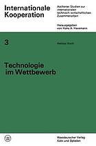 Technologie im Wettbewerb : Von der privaten zur staatlich-internationalen Wettbewerbswirtschaft der Luftfahrt