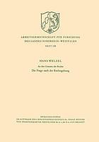 An den Grenzen des Rechts : Die Frage nach der Rechtsgeltung