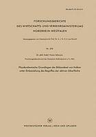 Physikochemische Grundlagen der Bildsamkeit von Kalken unter Einbeziehung des Begriffes der aktiven Oberfläche