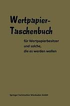 Wertpapier Taschenbuch.