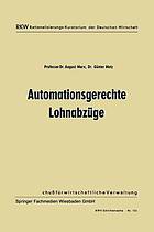 Automationsgerechte Lohnabzüge.