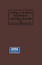 Lehrbuch der englischen Sprache : Erster Teil: Mit einem Plan von London, einer Karte von England und Münztafel