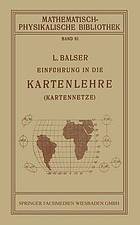 Einführung in die Kartenlehre (Kartennetze)