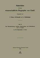 Die Wechselwirkung zwischen Zahlenrechnen und Zahlentheorie bei C.F. Gauß