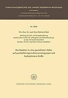 Die Reaktion in vitro gezüchteter Zellen auf partikelförmige Luftverunreinigungen und hochpolymere Stoffe