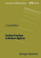 Cardinal functions on Boolean algebras