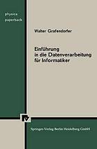 Einführung in die Datenverarbeitung für Informatiker