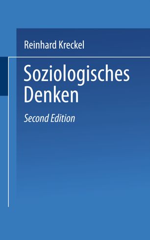 Soziologisches Denken : e. krit. Einf.