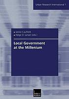 Local government at the millennium