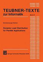 Dynamic load distribution for parallel applications