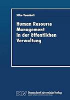 Human-resource-Management in der öffentlichen Verwaltung