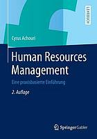 Human-Resources-Management eine praxisbasierte Einführung