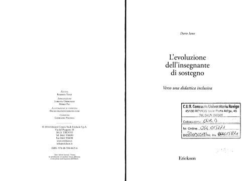 L'evoluzione dell'insegnante di sostegno