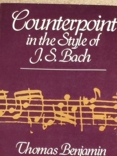 Counterpoint in the Style of J. S. Bach