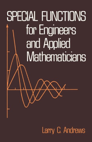 Special Functions for Engineers and Applied Mathmaticians