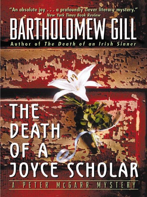 The Death of a Joyce Scholar