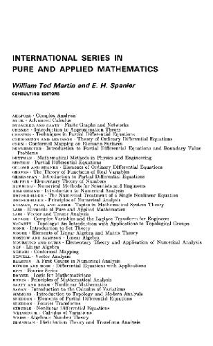 Numerical Treatment Of A Single Nonlinear Equation (Pure &amp; Applied Mathematics)