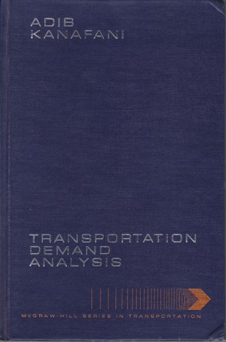 Transportation Demand Analysis