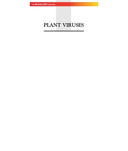 Plant viruses