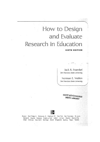 How to design and evaluate research in education
