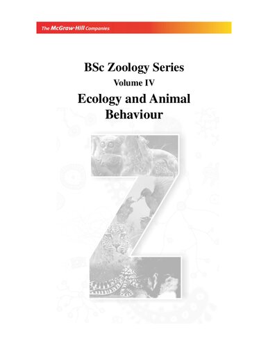 Ecology and Animal Behaviour (Vol.4) (BSc Zoology Series)