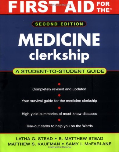 First Aid For The Medicine Clerkship