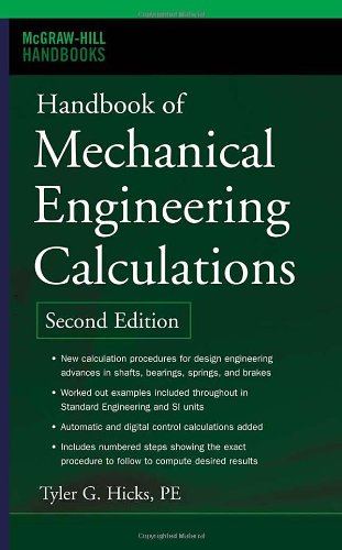 Handbook of Mechanical Engineering Calculations (McGraw-Hill Handbooks)