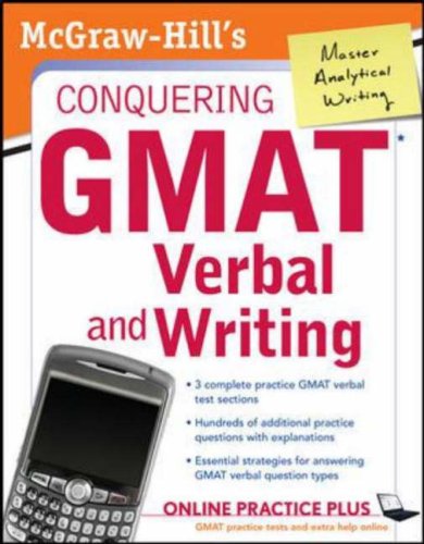 McGraw-Hill's Conquering the GMAT Verbal and Writing