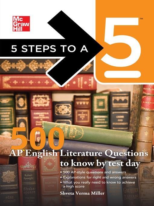 5 Steps to a 5 500 AP English Literature Questions to Know B5 Steps to a 5 500 AP English Literature Questions to Know by Test Day y Test Day