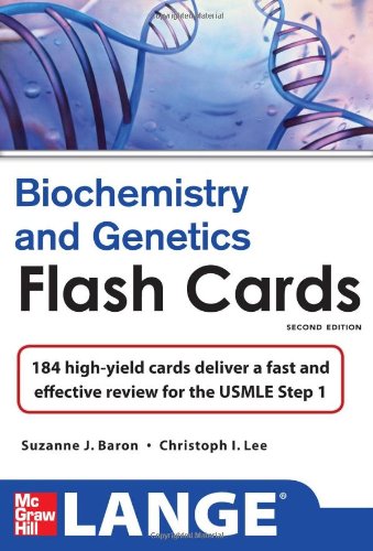 Lange Biochemistry & Genetics Flashcards, 3e