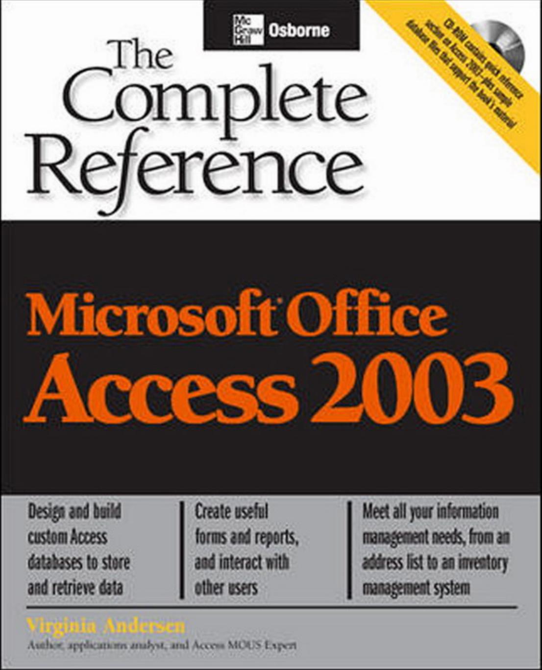 Microsoft Office Access 2003