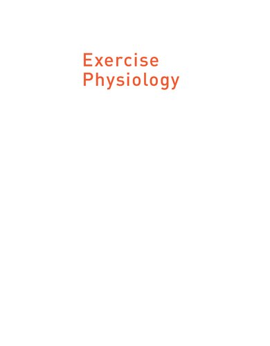 Exercise Physiology