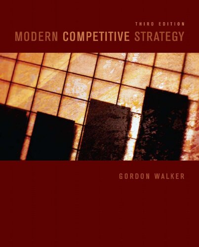 Modern Competitive Strategy