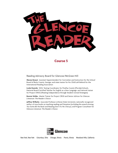 The Glencoe Reader Course 5