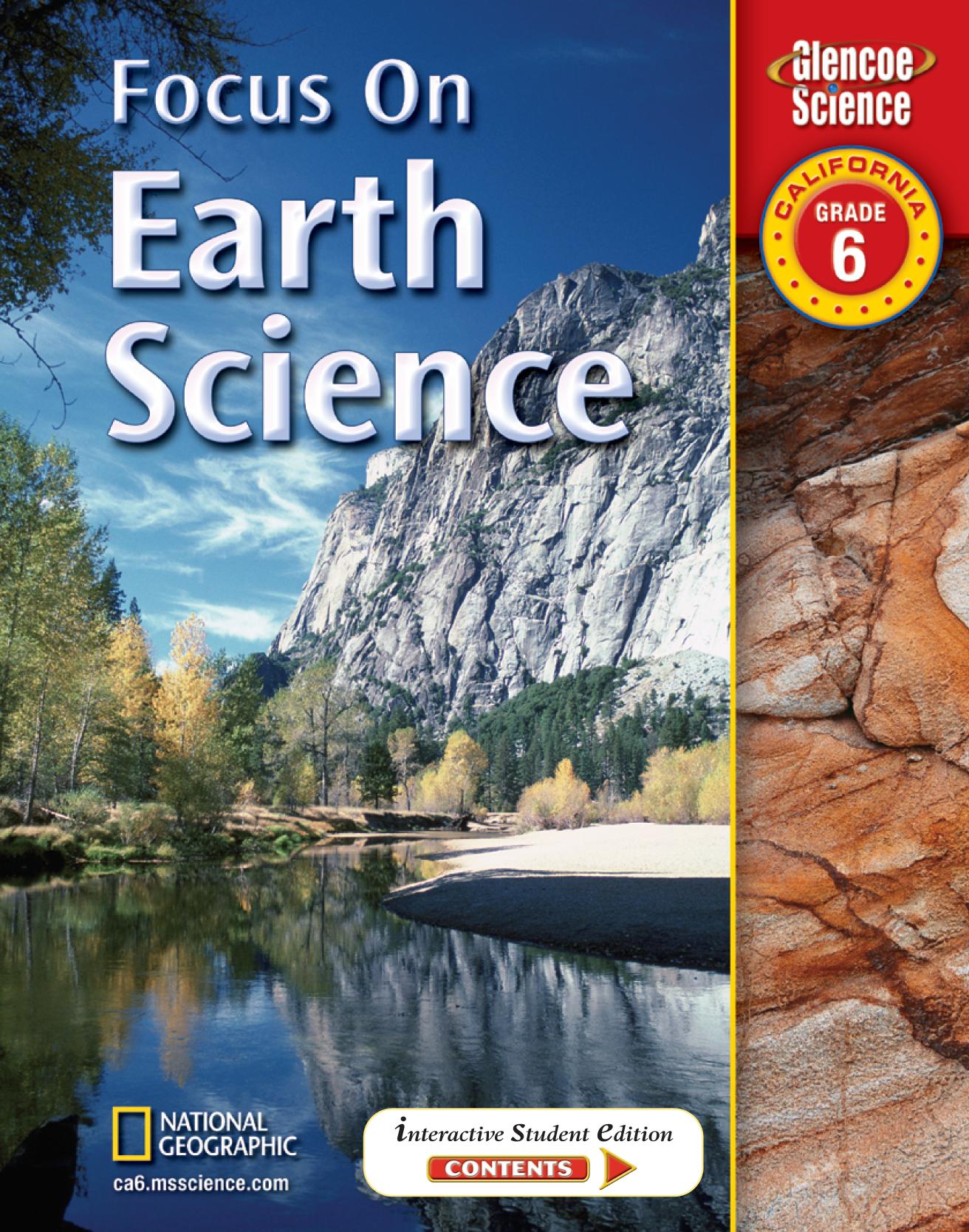 Glencoe Science Grade 8 Focus on Physical California Student Edition