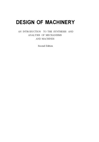 Design of Machinery