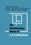 The mathematical works of J.H.C. Whitehead. Volume IV, Algebraic and classical topology