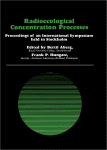 Radioecological Concentration Processes Proceedings of an International Symposium Held in Stockholm, 25-29 April, 1966