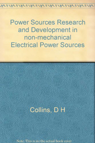Power Sources, Volume 3
