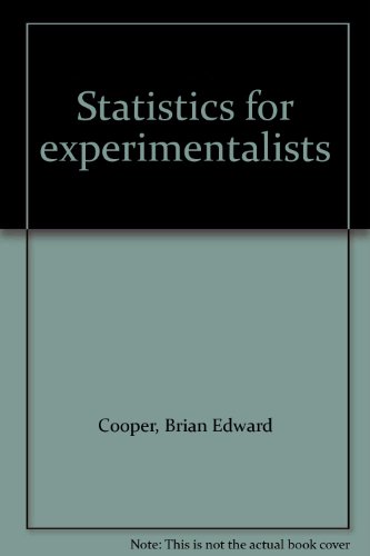 Statistics for Experimentalists