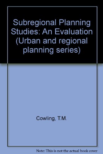 Sub Regional Planning Studies