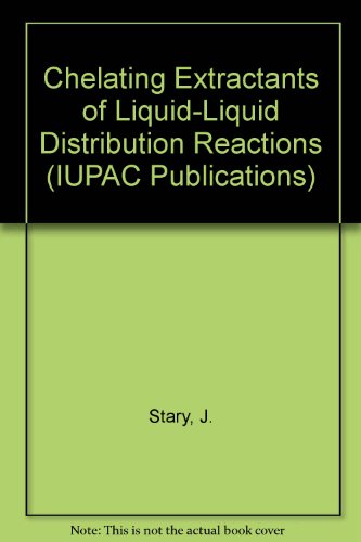 Equilibrium Constants Of Liquid Liquid Distribution Reactions