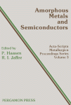 Amorphous Metals and Semiconductors