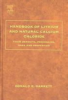 Handbook of Lithium and Natural Calcium Chloride