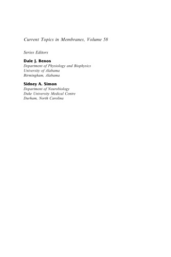 Current Topics in Membranes, Volume 58