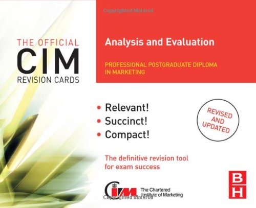 CIM Revision Cards Analysis and Evaluation