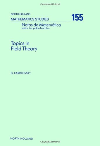 Topics in Field Theory