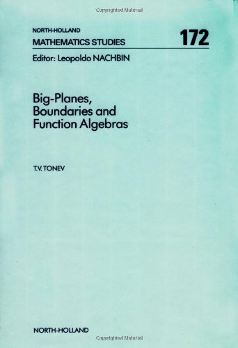 Big-Planes, Boundaries and Function Algebras