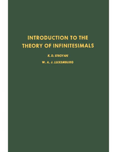 Introduction to the Theory of Infiniteseimals